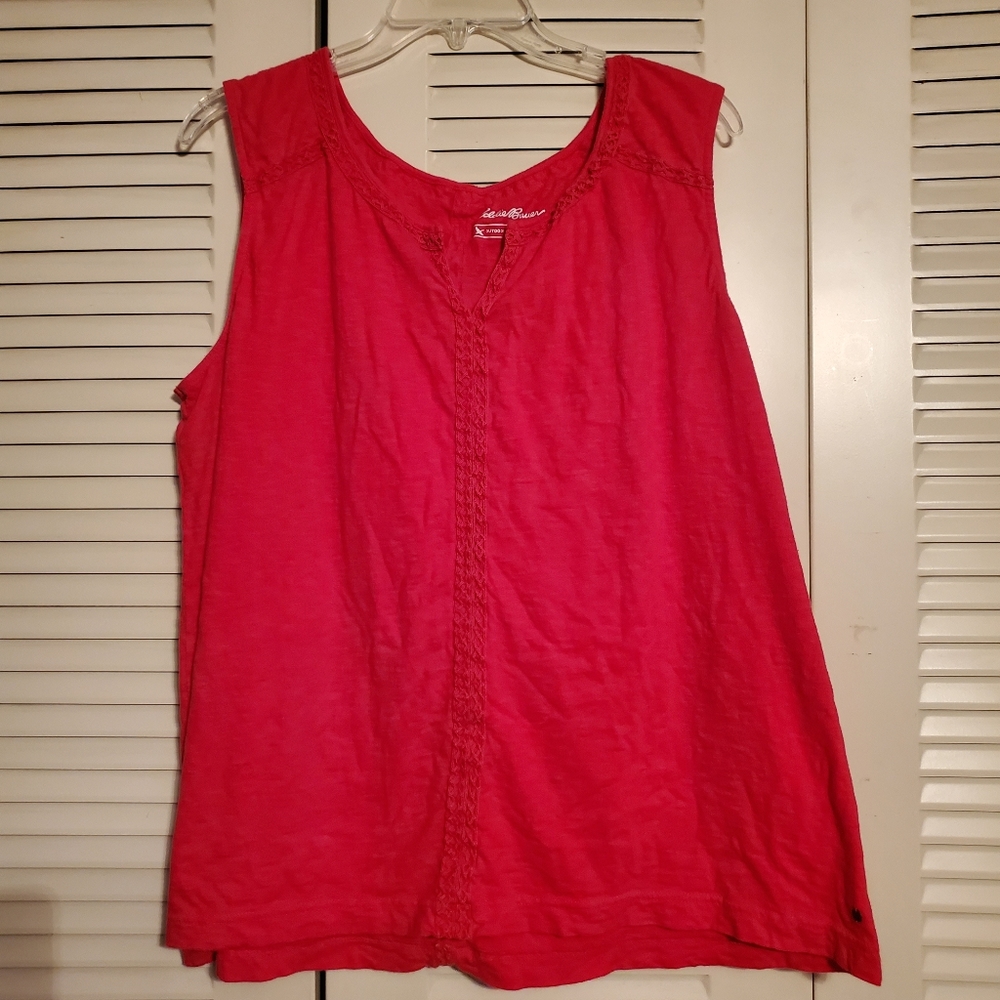 Hot pink tank top